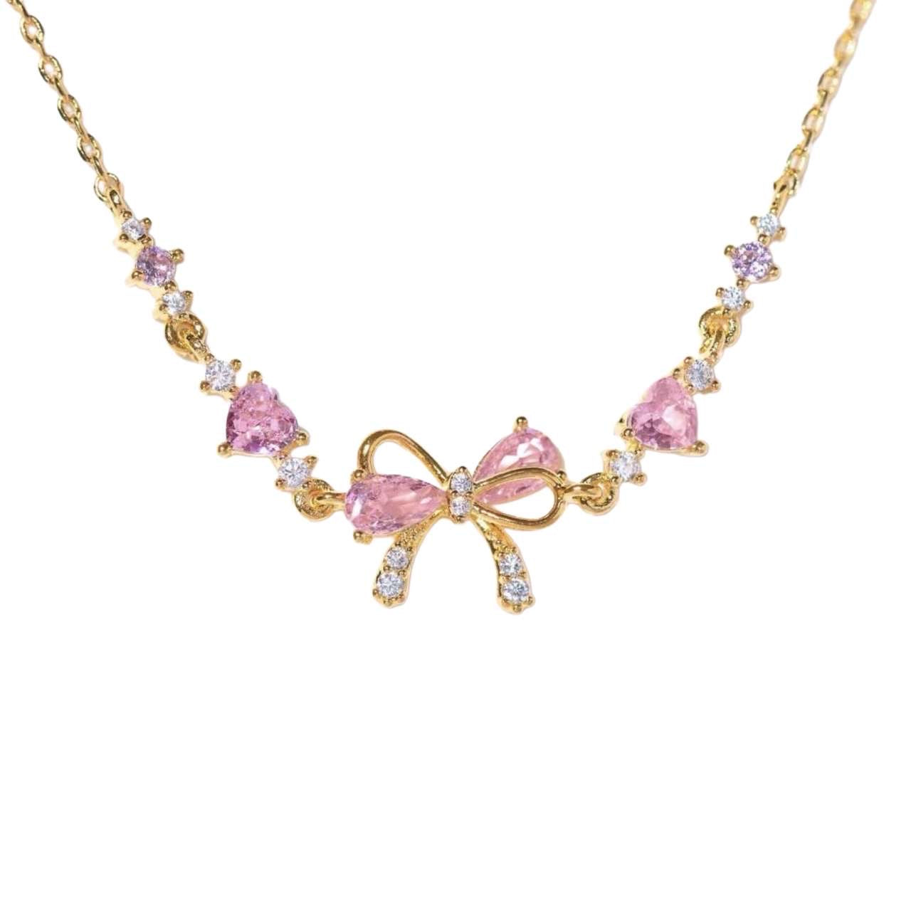 Pink Bow Bracelet