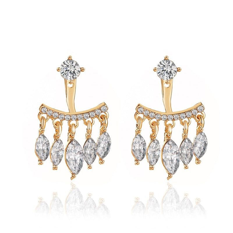 Crystal Drop Ear Jackets