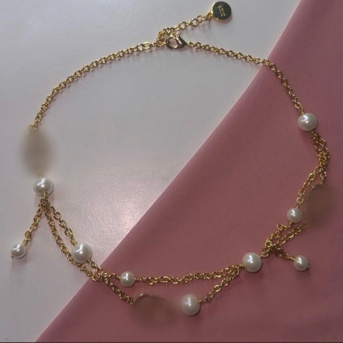 Initial Pearl Necklace