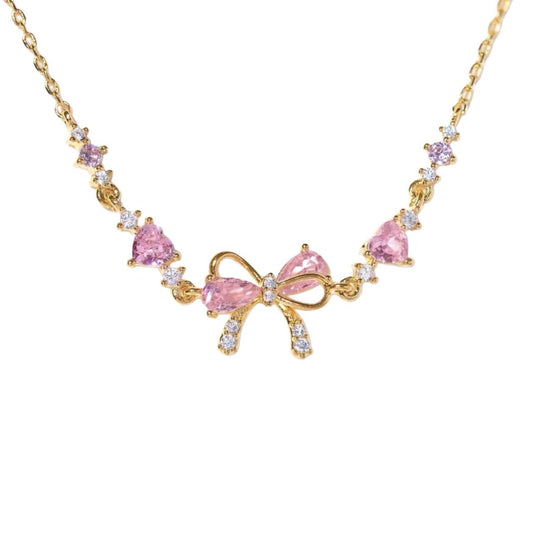 Pink Bow Bracelet