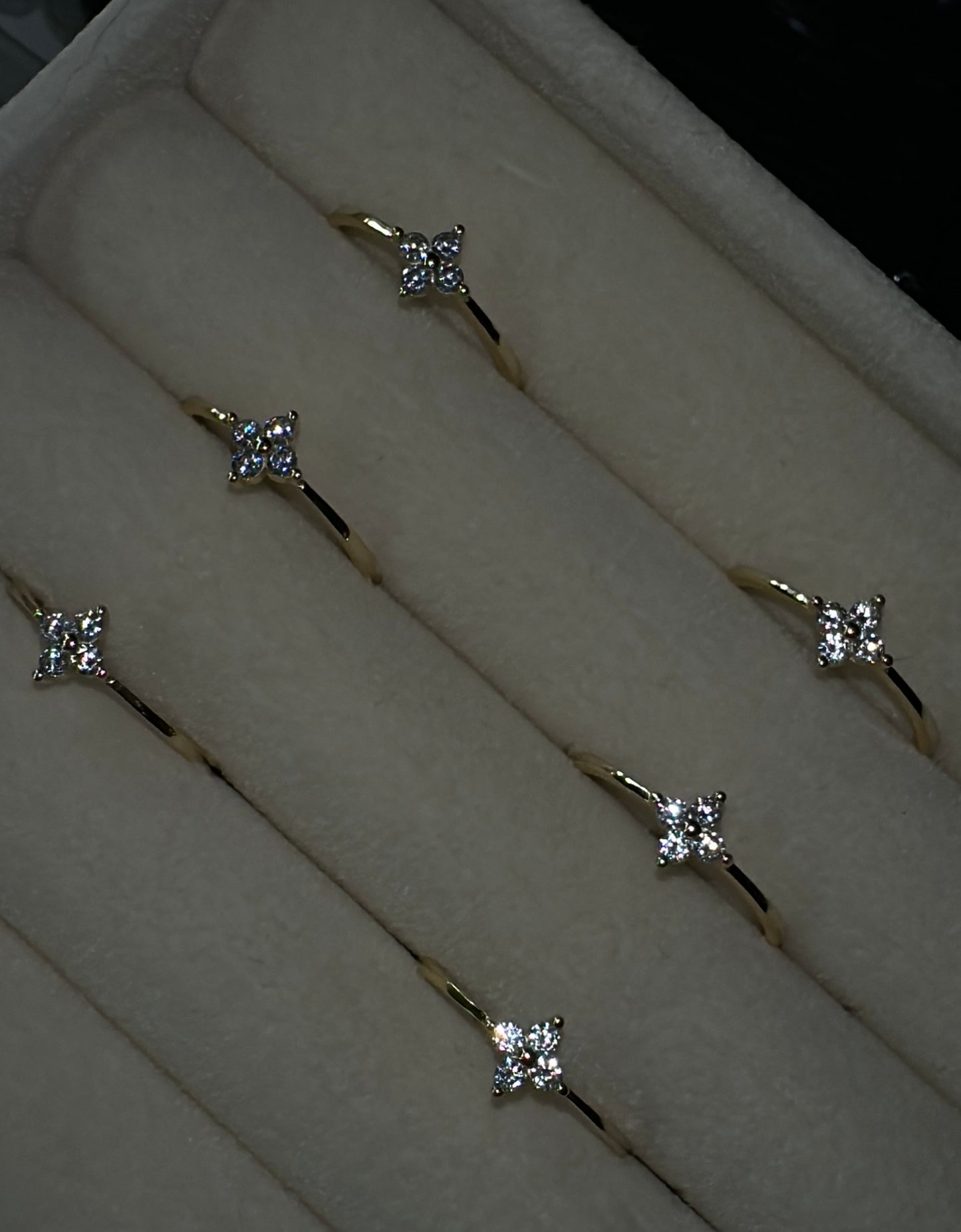 Dainty Gold Flower Ring